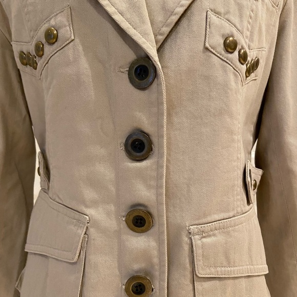** 3 FOR $35 DEAL + FREE SHIPPING ** Military-Inspired Jacket - 100% Cotton - Picture 6 of 13